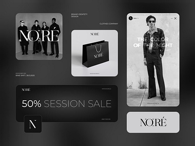 Noire - Branding branding graphic design ui