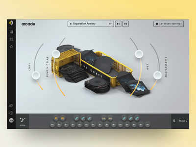 Output Arcade 2 anmation arcade audio interaction music output plugin production ui vst