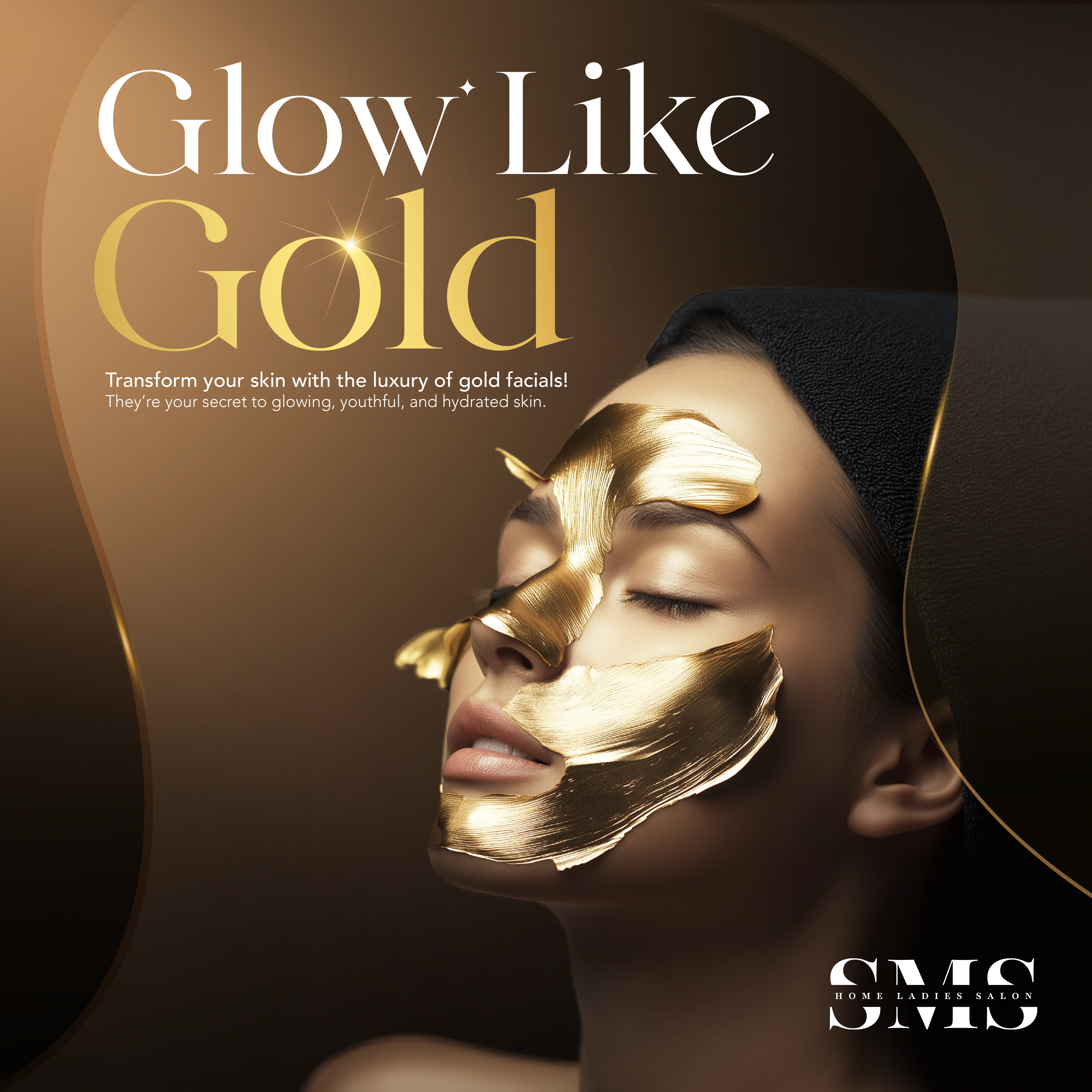 SMS Home Salon Branding & Marketing banner design branding creative design flyer design graphic design luxury salon marketing salon unisex womens salon