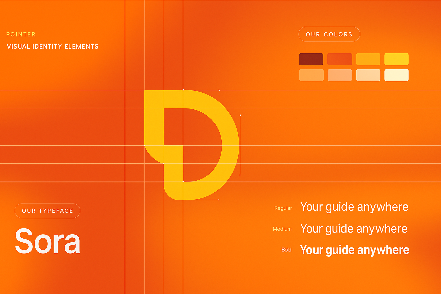 Pointer | Visual Identity System, Typography & Brand Colors ai ai generation tool ai tool design ai tool website branding colors design graphic design illustration logo logotype typography ui user experience user interface