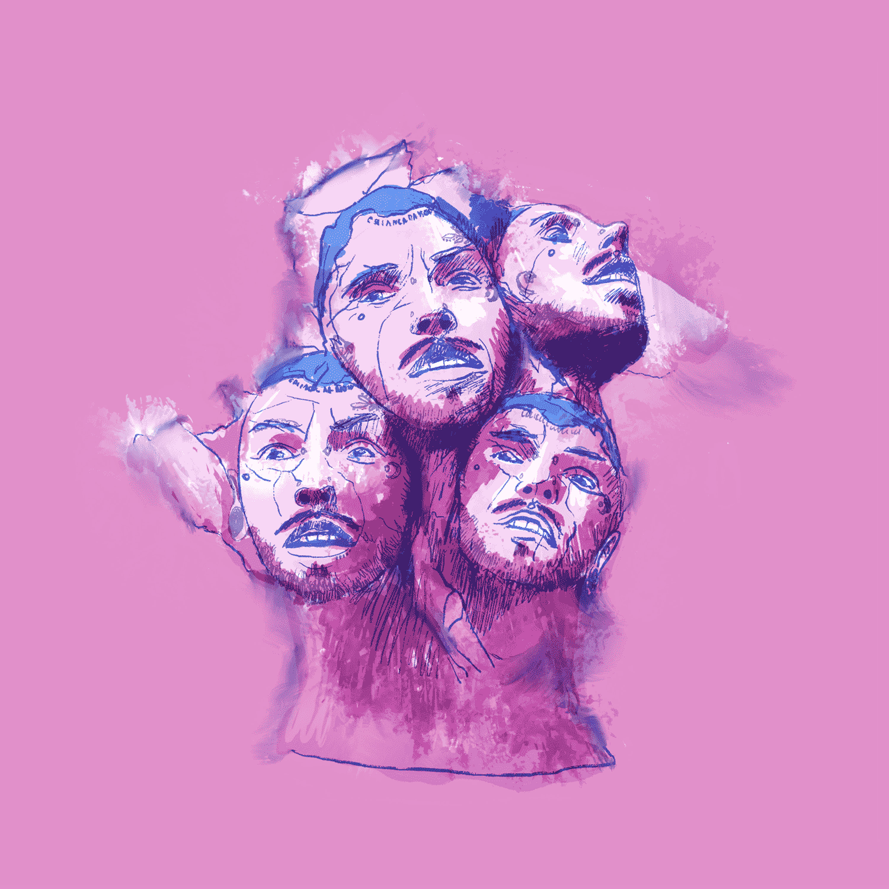 Larmes - Du Love (cover) artwork digital illustration music photoshop single