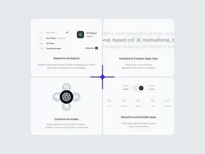 AIFINITY ui/ux & branding ai app branding builder cards identity interface product prompt typography ui ux