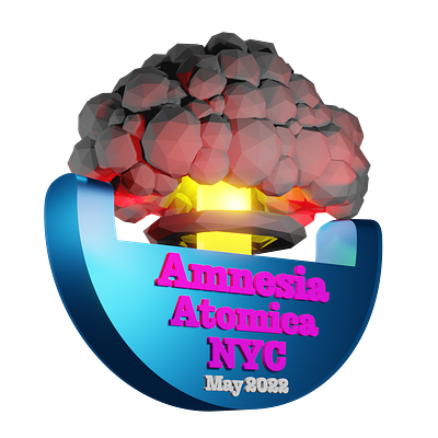 Amnesia Atomica POAP 3d blender nft poap