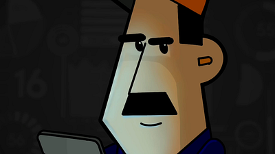 Lube Tech Larry animation illustration motion graphics