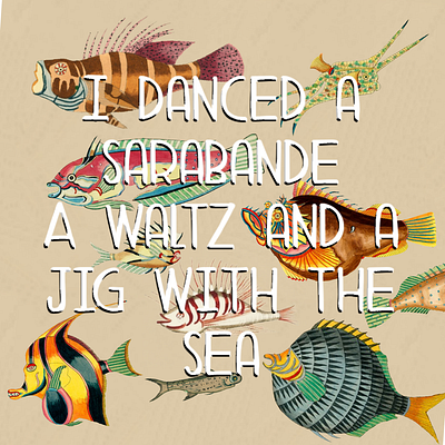 Pliocene by Cosmo Sheldrake fish graphic design illustration song