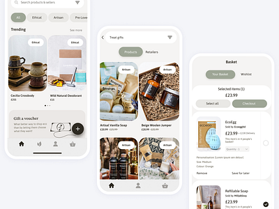 GoEthical Marketplace App app ui branding design e commerce app ecommerce app goethical marketplace app mobile app product design shop app shopping app