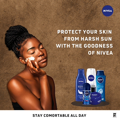 NIVEA branding design graphic design poster