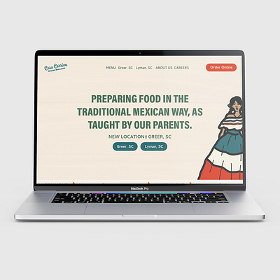 Website - Casa Carrión 2025 graphic design graphics restaurant ui ux