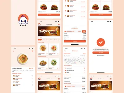 Food Delivery App ecommerce food delivery app food ordering app mobile app mobile design uiux
