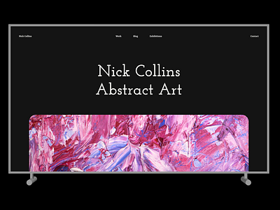 Artist Portfolio designs, themes, templates and downloadable graphic  elements on Dribbble