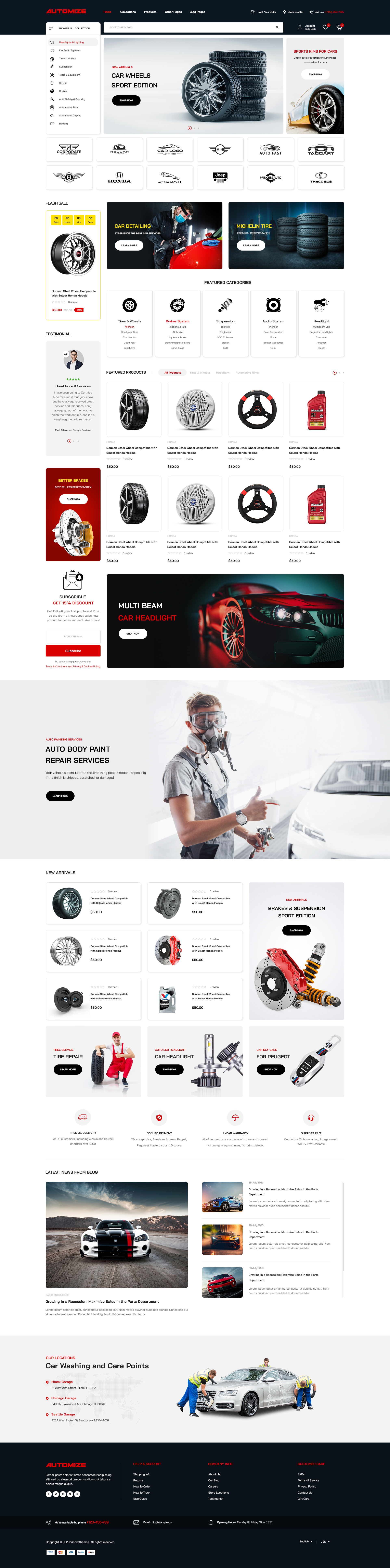 Automize - Car & Auto Parts WooCommerce Theme auto parts auto repair services automotive shop bike parts car accessories car parts ecommerce elementor shopify shopify theme tailwind css tools equipment web design web development website design website development woocommerce woocommerce theme wordpress wordpress theme