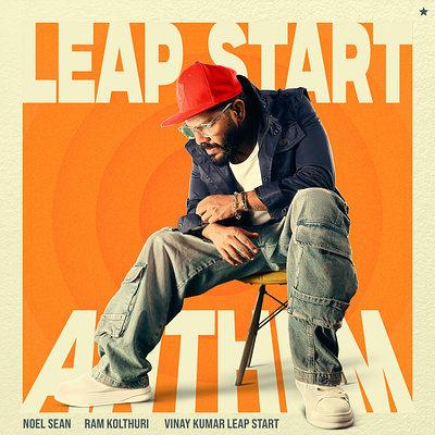 Leap Start Anthem Poster brand design branding design graphic design movie poster