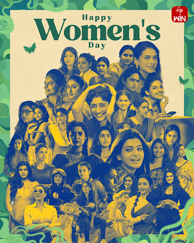Woemn's Day Poster brand promotion branding design graphic design illustration logo movie poster