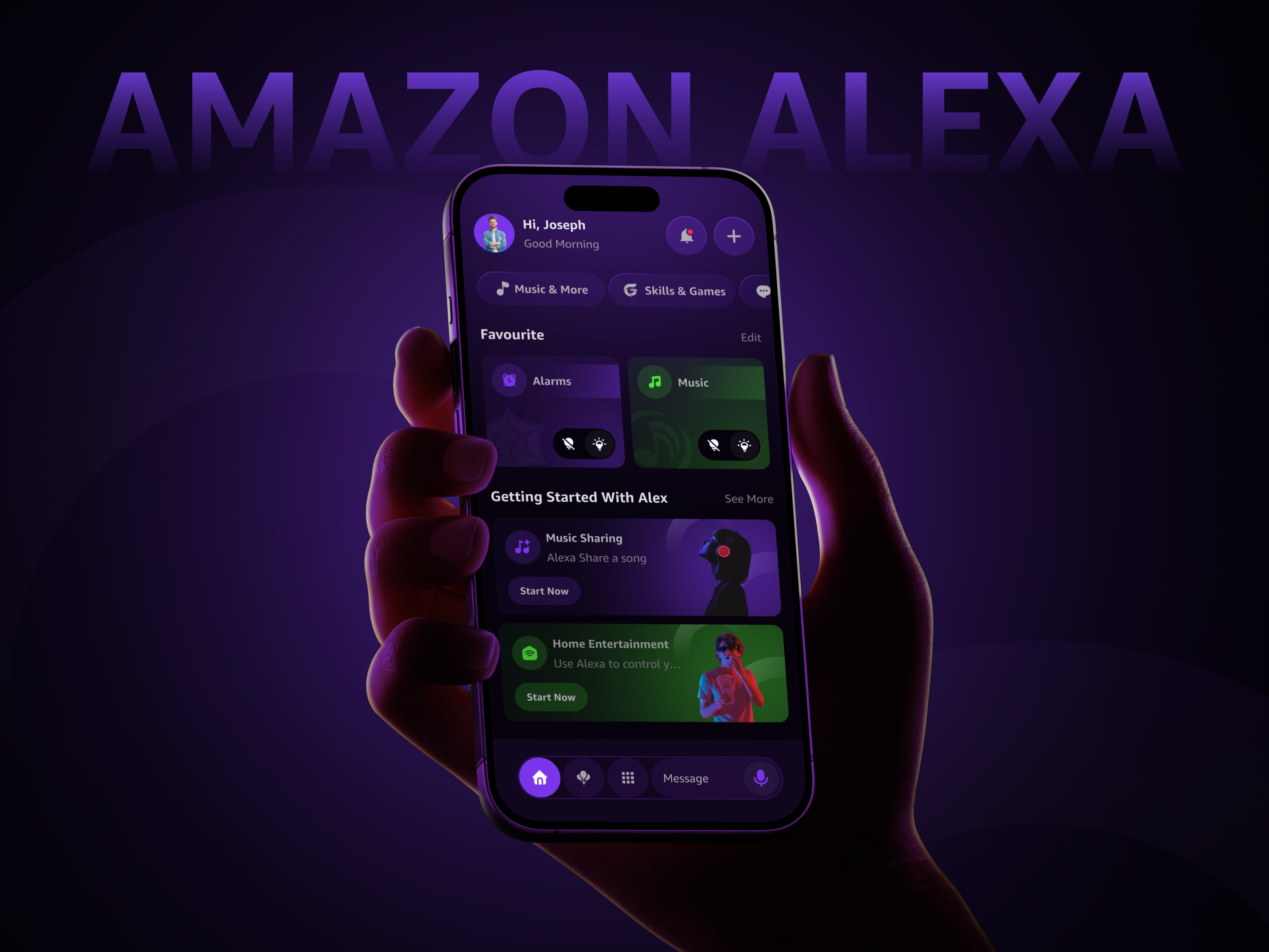 Amazon Alexa | Voice Assistant Mobile app alexa app amazon alexa app app app design app ui assistant app ios app mobile app mobile app design mobile ui ui ui ux ux voice assistant app