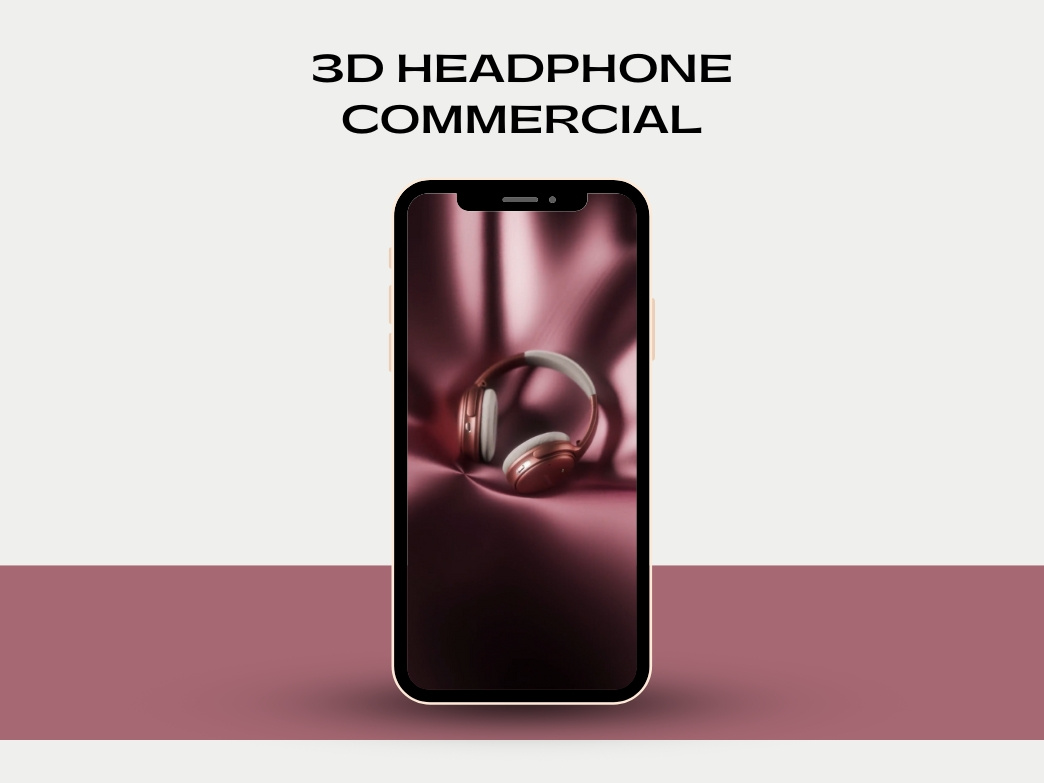 3D Headphone Commercial : Animation 3d animation 3d headphone animation blender cgi motion graphics