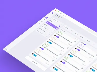 Task Management UI Saas dashboard purple saas saas design task task manager ui design ux design