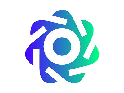 Integration branding central design flow flower identity integrated logo mark monogram symbol