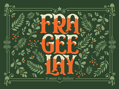 Fra-Gee-Lay branding christmas design fra gee lay fragile graphic design green holidays icon illustration lamp leaf leg logo pattern plants red story typography vector