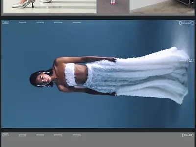 Cecilie Juel Olsen - Website Design, 03 concept design interface layout portfolio ui video web webdesign website