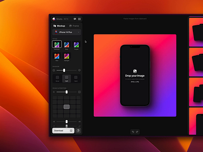 Mockup Collection - Shots.so app design apple mockup dark mode dark ui design software device mockup editor design free free mockup freebie iphone mockup macbook mockup mock up mockup presentation ui ux web app ui web design