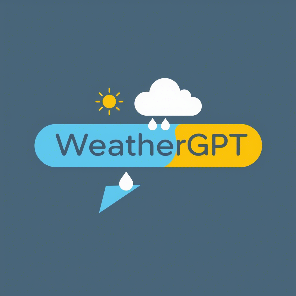 WeatherChatGPT 3d animation branding graphic design logo motion graphics ui