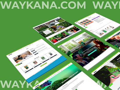 WAYKANA - website creation 2023 animation brand branding design e commerce figma graphic design inspiration landing marketing promo promotion site trend ui ux web webpage website