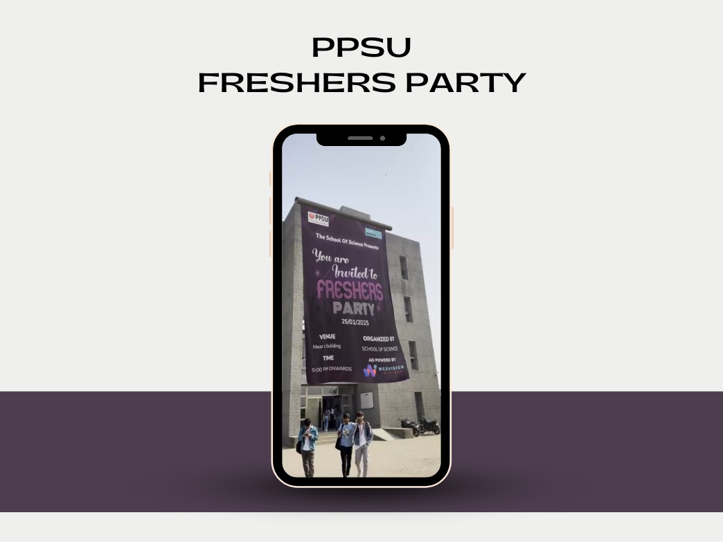 PPSU Freshers CGI 3d animation animation banner cgi cgi freshers party cgi motion graphics ppsu cgi