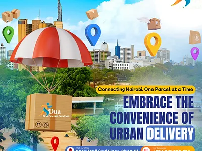 Graphic Design - Social Media Posts (Dua Couriers) ads graphic design marketing social media