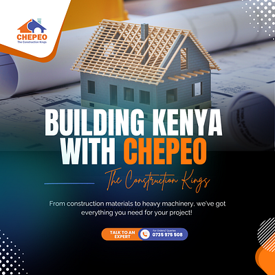 Graphic Design - Digital Branding (Chepeo Construction) branding graphic design motion graphics social media