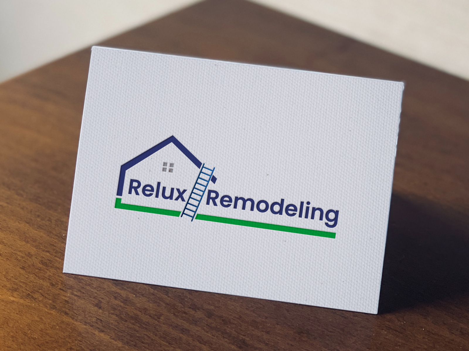 Relux Remodeling Logo Design 3d graphic design logo logo design