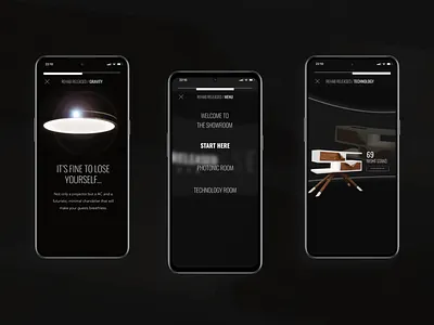 AR Virtual Room - Custom Website Design 360 design high end design landing page luxury ui web design website