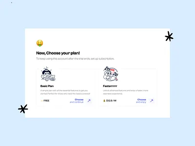 Subscription plans block 🤑 concept illustration ui ux web web design website