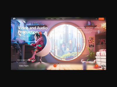 Website | Plarium 3d animation gaming graphic design motion graphics ui ux web web design webflow website