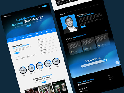 Vyber Media Website Design digital agency website digital agency website design digital marketing agency digital marketing website digital marketing website design figma design marketing marketing agency marketing website ui ui design ui ux ux ux design web design website website design