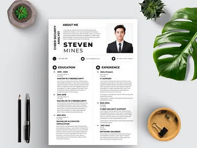 Executive Resume Template branding canva template cover letter curriculum vitae cv cv design cv template graphic design modern resume professional resume resume resume design resume template
