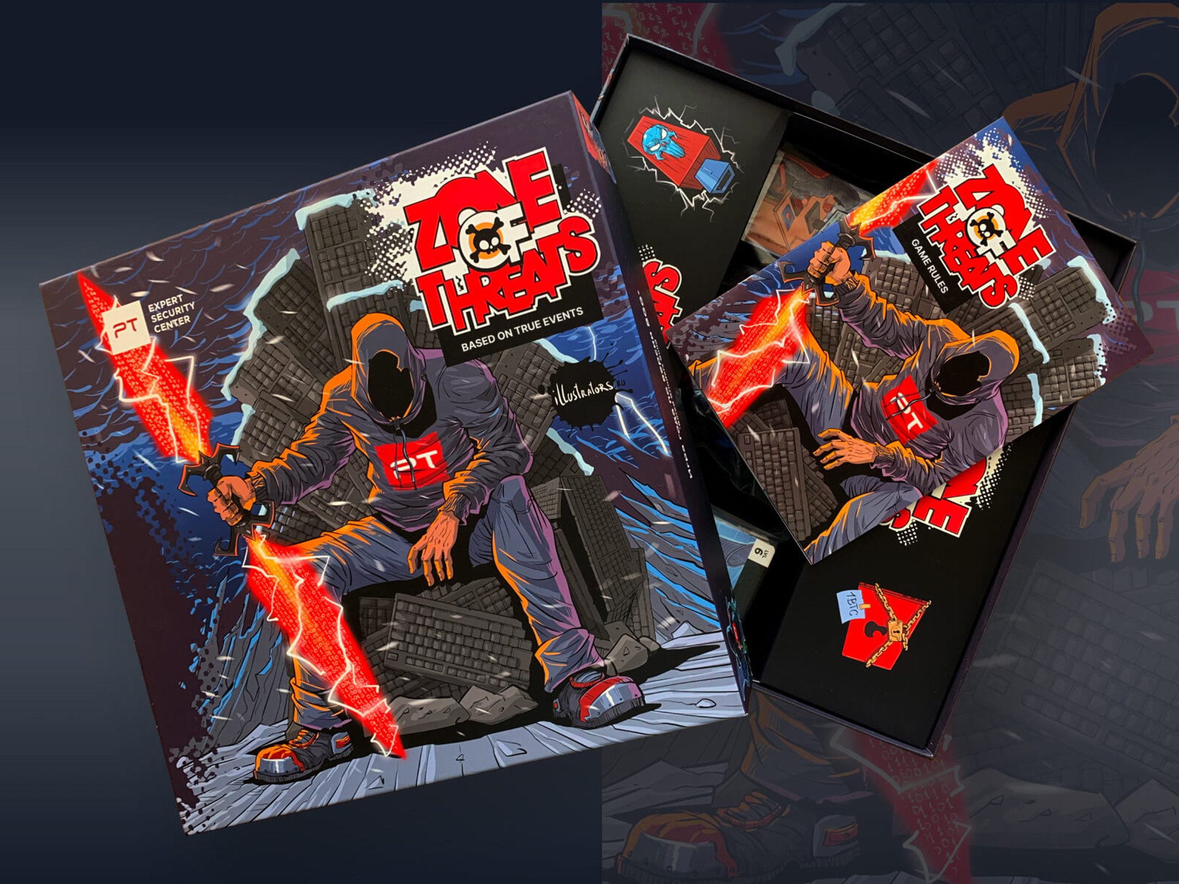 Board game for Positive Technologies coalla design graphic design illustration