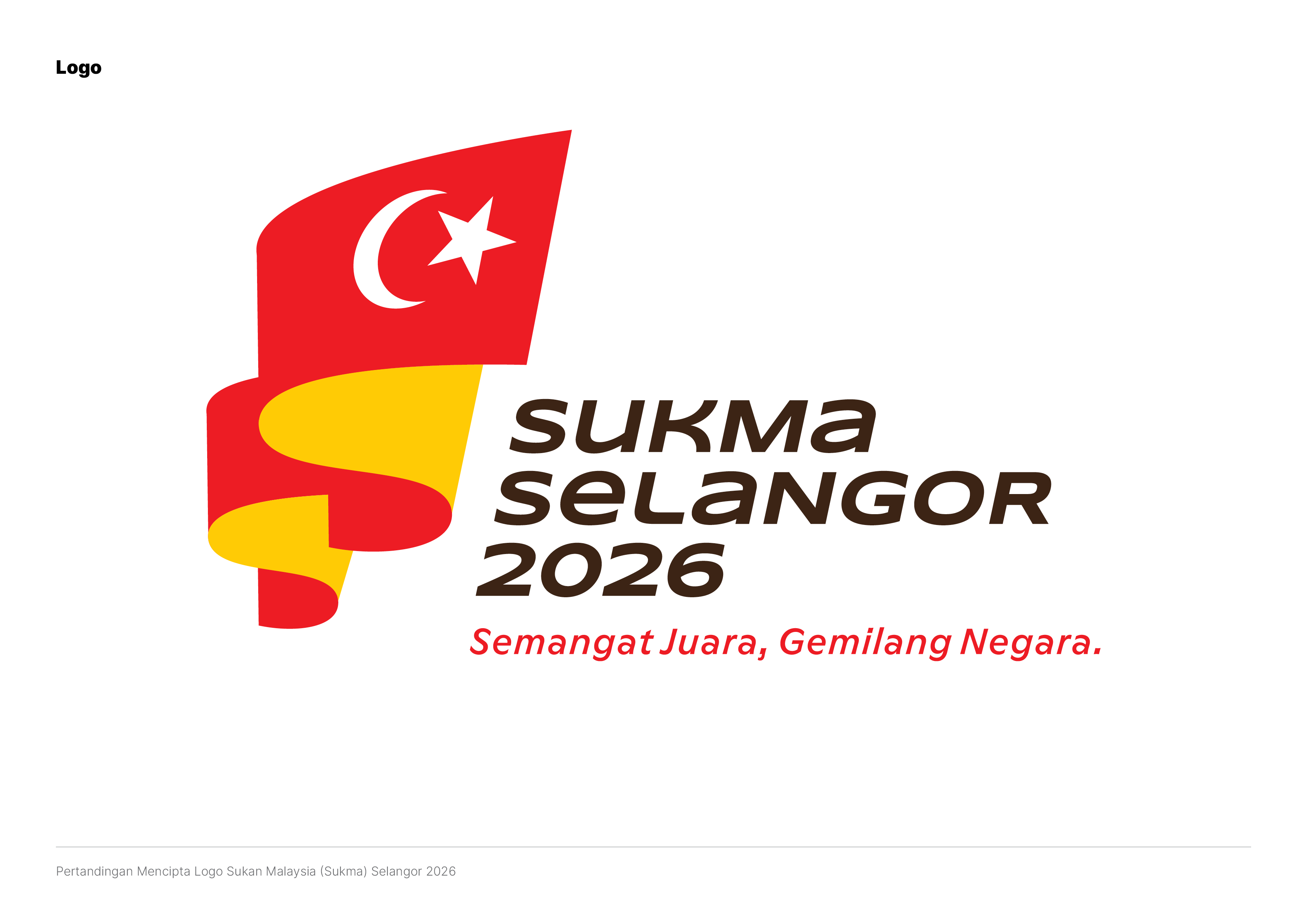 SUKMA Selangor 2026 - Proposal branding graphic design identity design logo sports sukma typography vector