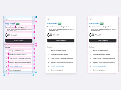 Card UI Design app app design card card guide design cards design design figma guide minimalist mobile saas spacing ui ui design ux web web app web design