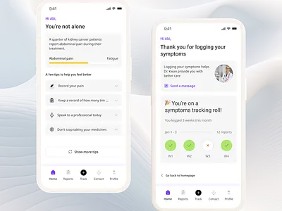 Medical App doctors medical app mobile app patients ui