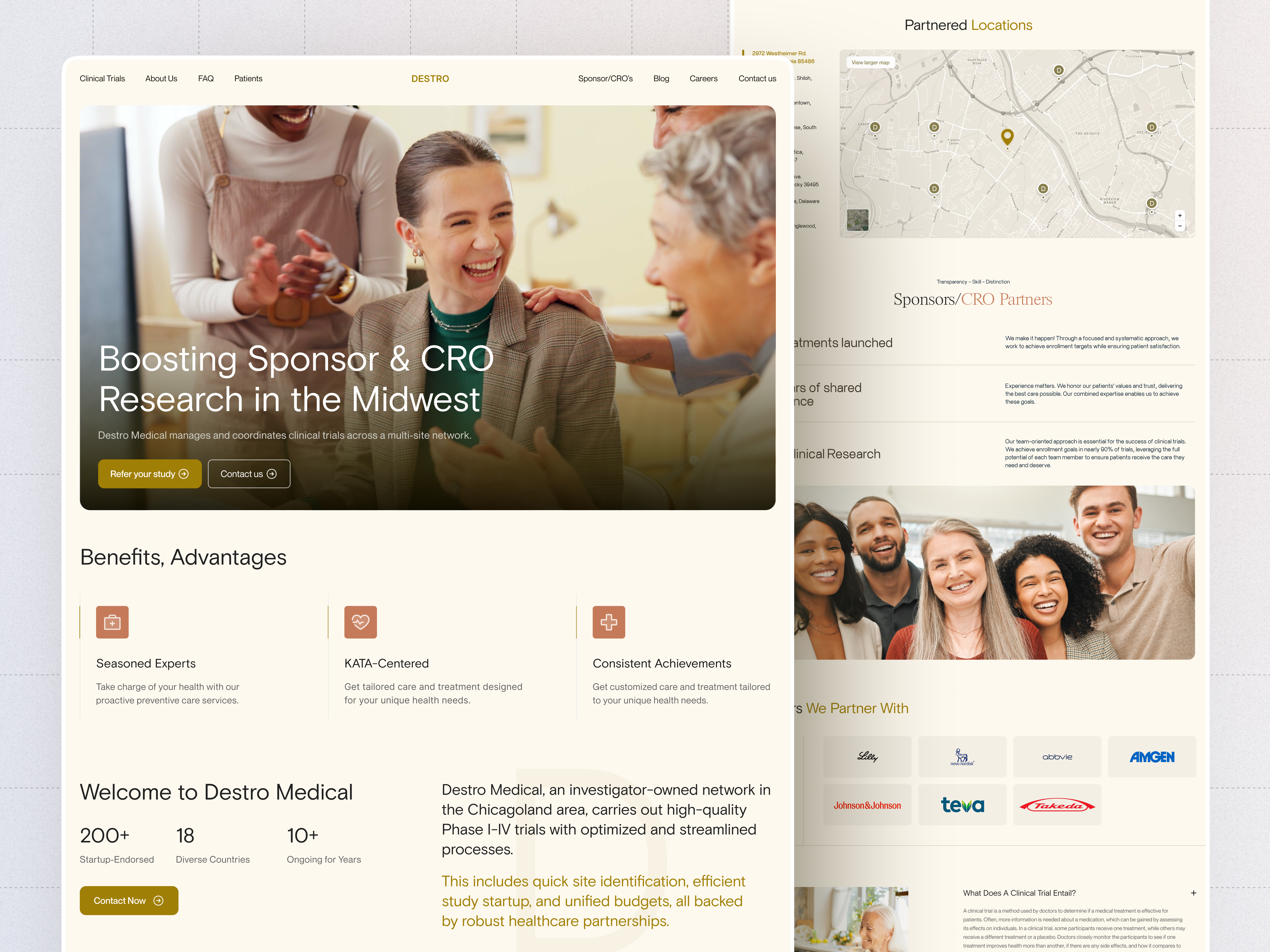 Destro Medical Website best dribbble shot clinic website consulting healthcare healthcare website homecare service homepage desig hospital landing page medical website medicine medicine shop online doctor appointment patient rehab centre telemedicine telemedicine website therapy website design website design inspiration