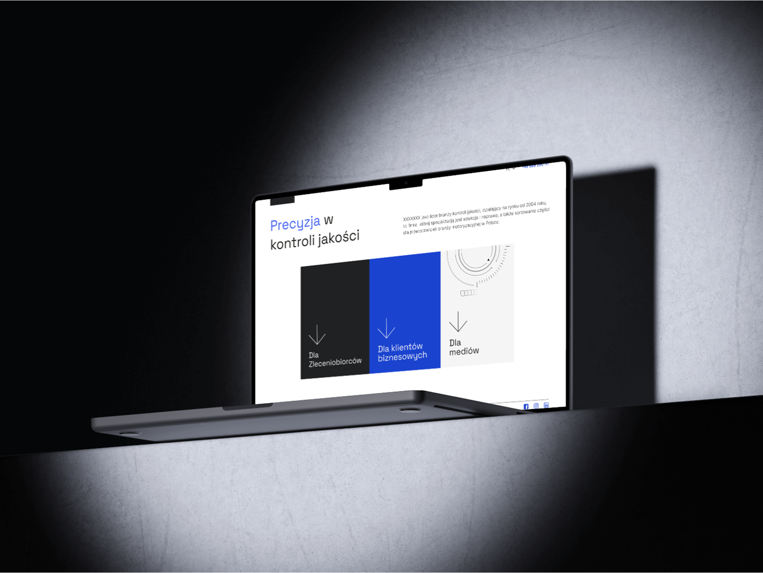 Landing page concept for automotive industry automotive business tech ui design website
