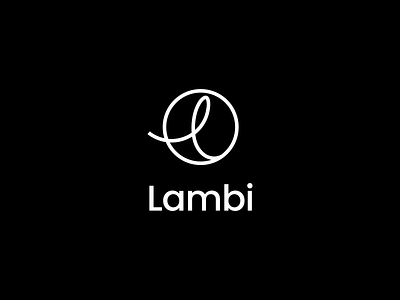 Lambi branding graphic design household logo lambi line linen logo logo minimal modern simple