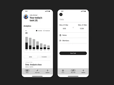 Task Management Ui branding ui uiux