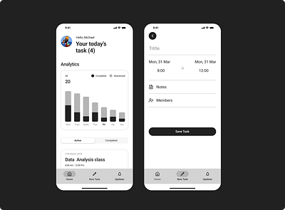 Task Management Ui branding ui uiux
