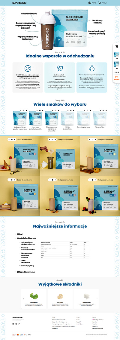 Supersonic - landing page design graphic design landing page ui website