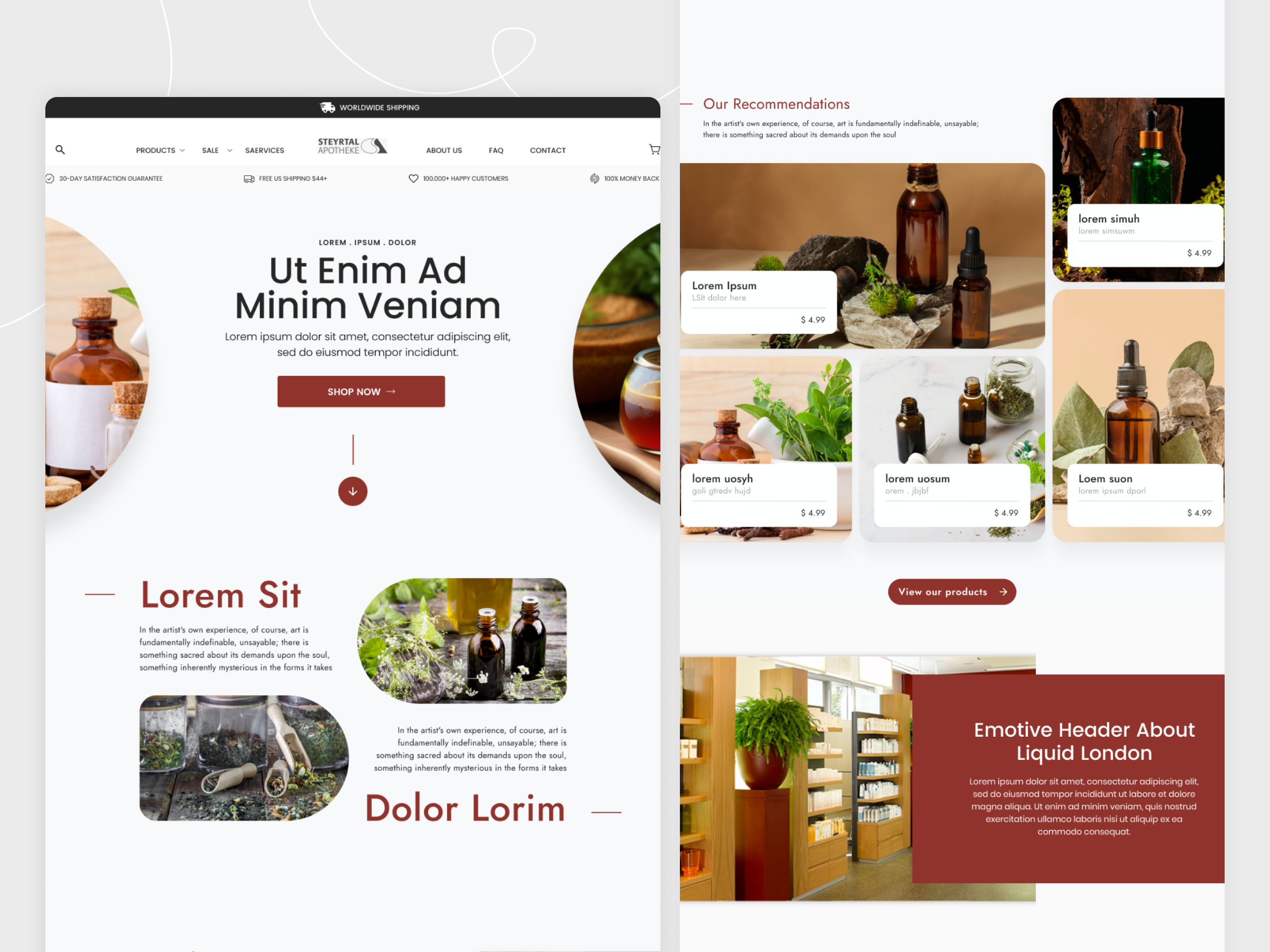 Example of Website Design