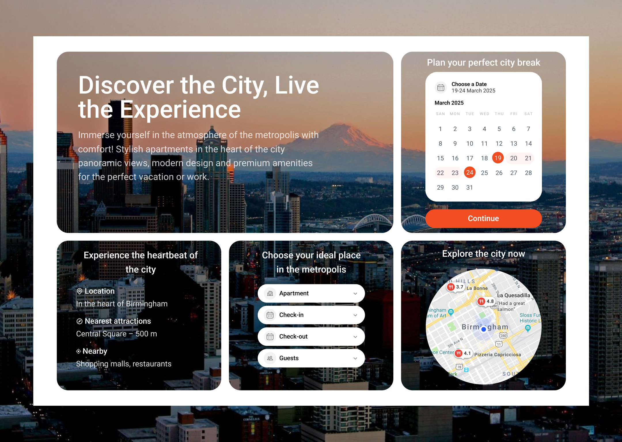 Booking Platform UI booking booking platform booking service platform design property real estate reservation travel ui user interface ux ux ui webdesign website design