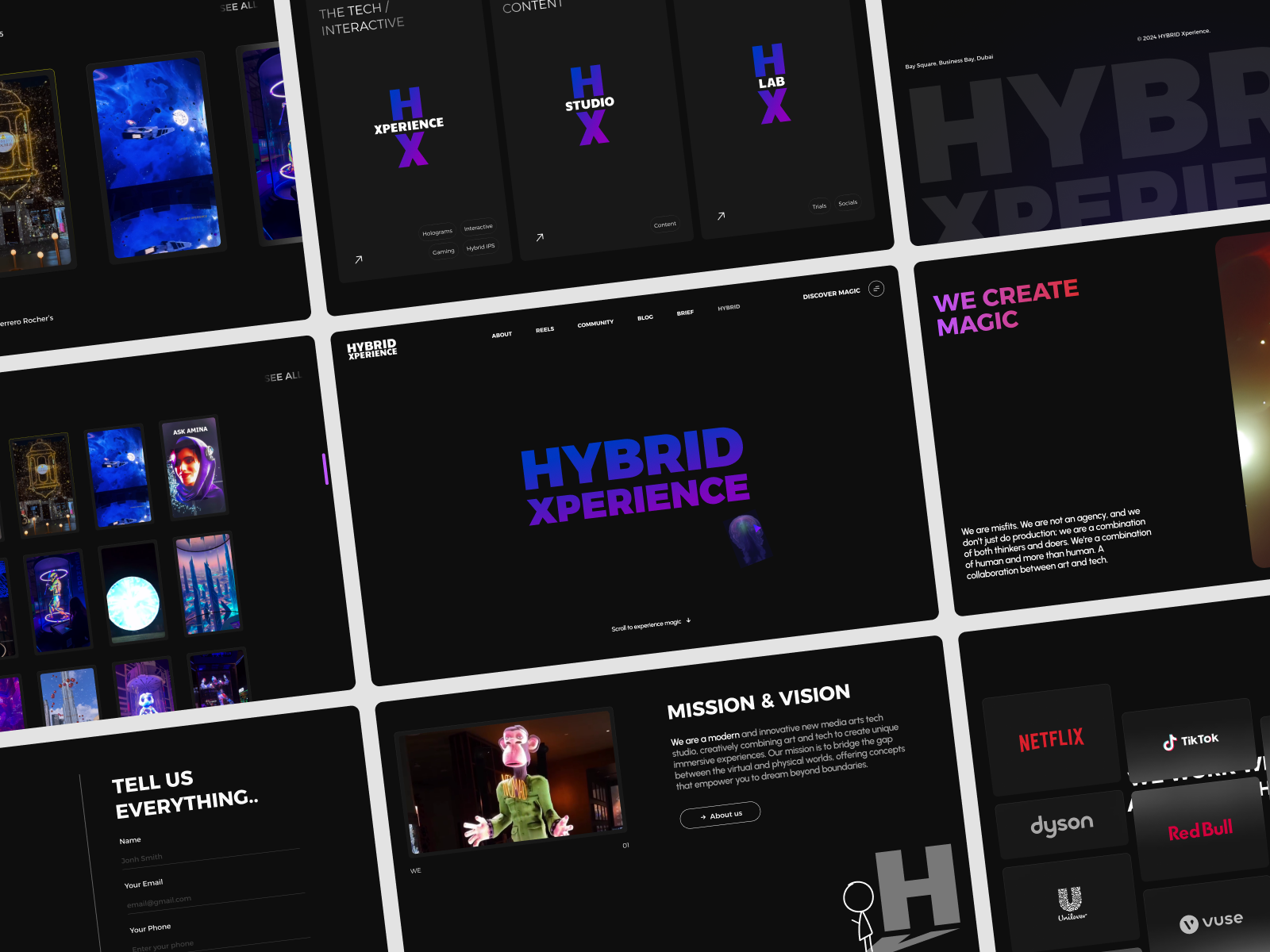 Hybrid Xperience Website Design