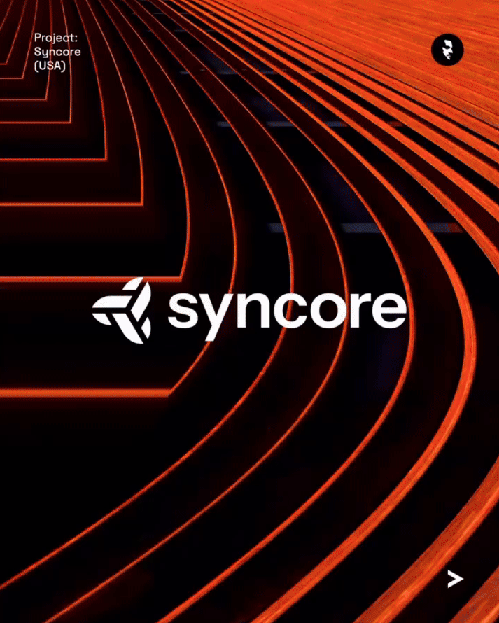 Syncore Logo Mockups branding clean design illustration logo logotype minimal simple typography ui