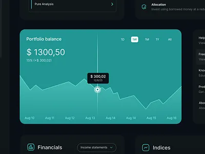 Investment platform app blockchain investing investment platform screen design trading ui design
